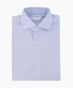 Overhemden^Xacus Tailor Fit Shirt Licht Blauw