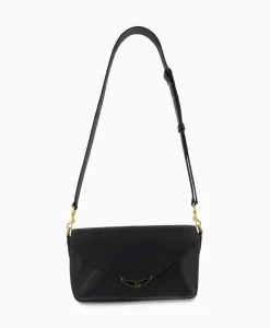 Tassen^Zadig & Voltaire Zadig & Voltaire Crossbody Tas Borderline Daily Grained Leath Zwart