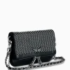Tassen^Zadig & Voltaire Zadig & Voltaire Crossbody Tas Rock Nano Plumetis Zwart