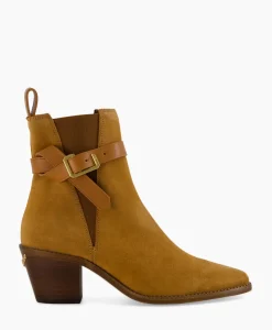 Laarzen^Zadig & Voltaire Zadig & Voltaire Enkellaars Tyler Cecilia Suede Bruin