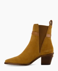 Laarzen^Zadig & Voltaire Zadig & Voltaire Enkellaars Tyler Cecilia Suede Bruin