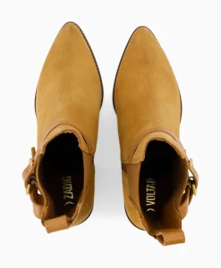 Laarzen^Zadig & Voltaire Zadig & Voltaire Enkellaars Tyler Cecilia Suede Bruin