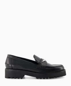Instappers^Zadig & Voltaire Zadig & Voltaire Loafer Joecassin Semy Shiny Calfskin Zwart