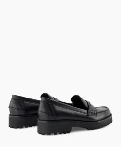 Instappers^Zadig & Voltaire Zadig & Voltaire Loafer Joecassin Semy Shiny Calfskin Zwart