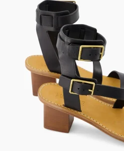 Sandalen^Zadig & Voltaire Zadig & Voltaire Sandaal Met Hak Cecilia Caprese Sandal Leather Zwart