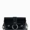 Tassen^Zadig & Voltaire Zadig & Voltaire Schouder / Hand Tas Kate Wallet Glossy Wild Emboss Zwart
