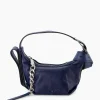 Tassen^Zadig & Voltaire Zadig & Voltaire Schouder / Hand Tas Le Cecilia Xs Leather With Veg Donker Blauw