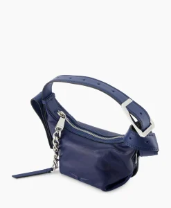 Tassen^Zadig & Voltaire Zadig & Voltaire Schouder / Hand Tas Le Cecilia Xs Leather With Veg Donker Blauw