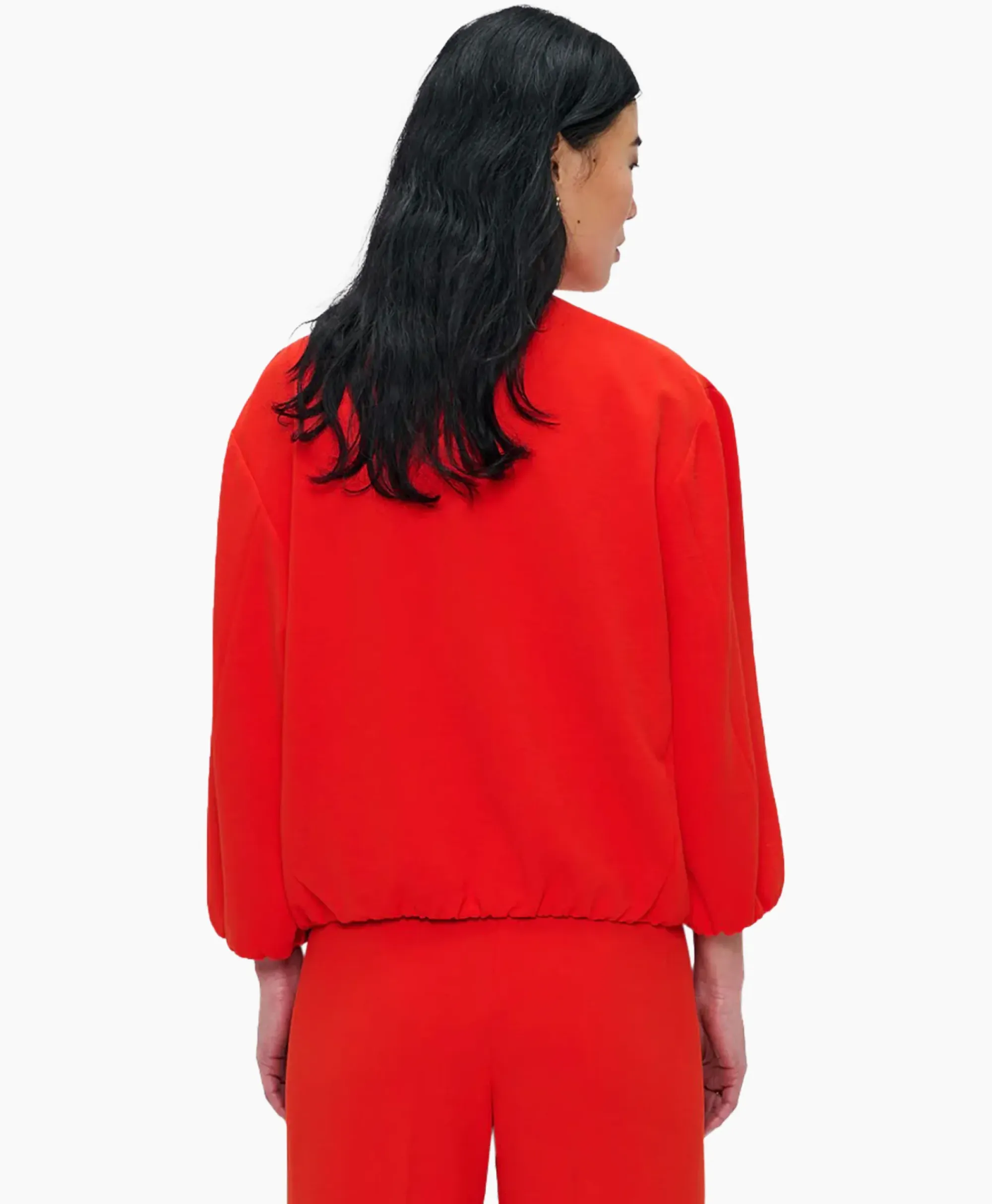 Blazers^Zenggi Blazer Pofmouw Rood