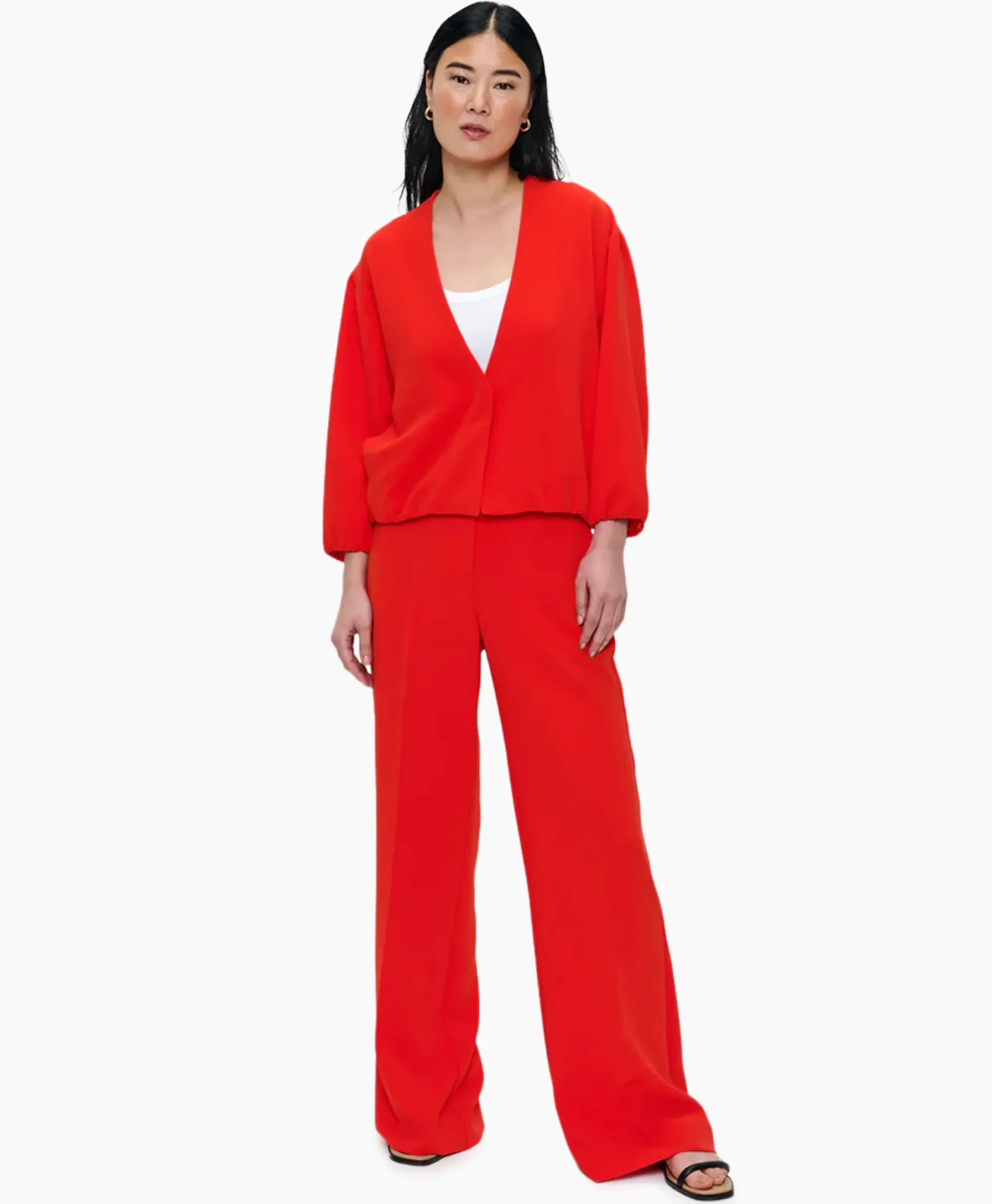 Blazers^Zenggi Blazer Pofmouw Rood