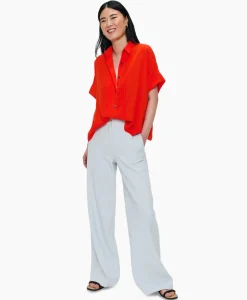 Blouses^Zenggi Blouse Techno Silk Rood