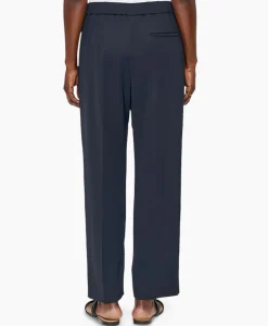Broeken^Zenggi Chino Japanese Crepe Relaxed Donker Blauw