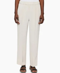 Broeken^Zenggi Chino Japanese Crepe Relaxed Off White