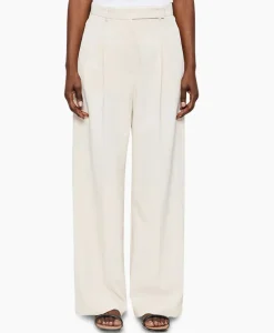 Broeken^Zenggi Pantalon Cool Panama Off White