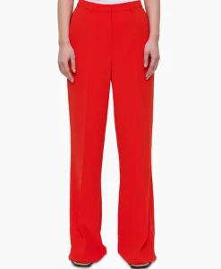 Broeken^Zenggi Pantalon Techno Silk Rood