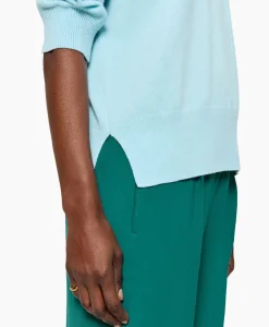 T-Shirts & Tops^Zenggi Top Relaxed Short Sleeve Aqua